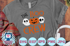 halloween, the boo crew, ghost, pumpkin, skull, svg Product Image 1