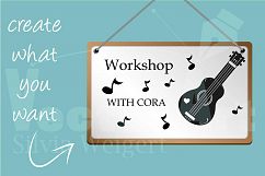 Ukulele Music Instrument - Cut File for Crafters Product Image 3