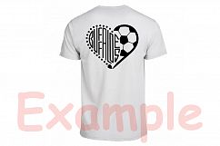 Buffaloes Sport Heart SVG School Spirit football 972s Product Image 4