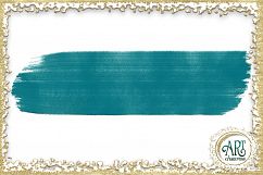 Turquoise Glitter Blue and Green Digital Clipart Brush Stroke 24 of beautiful PNG files Product Image 23