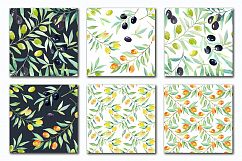 Olive set. Watercolor collection. Product Image 5