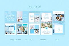 Blue | Instagram templates pack Product Image 2