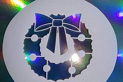 12 x Christmas Bauble papercutting templates Product Image 11