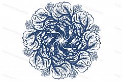 A collection of round hand-drawn patterns Product Image 9