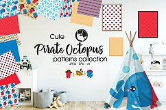 PIRATE-OCTOPUS , digital papers Product Image 1