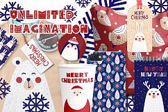 Christmas cards, elements &amp; patterns Product Image 5