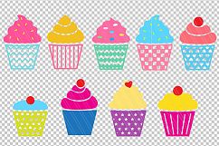 Cupcakes SVG/ DXF cutting files Product Image 2