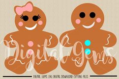 Gingerbread People SVG / PNG / EPS / DXF files Product Image 2