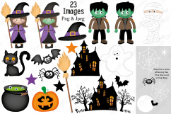 Halloween clipart, Halloween graphics &amp; Illustrations Product Image 2