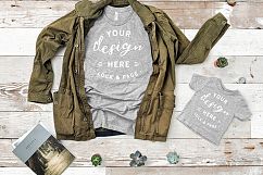 T-Shirt Mockup Mega Bundle Fall Winter Bella Canvas 3001 Product Image 30