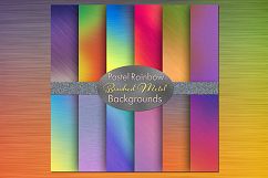 Pastel Rainbow Brushed Metal-Style Backgrounds Product Image 1