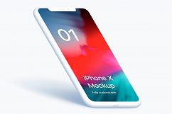 iPhone XS Clay 20 Mockups Scenes 5K - PSD Product Image 21
