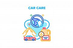 Car Care Service Vector Concept Color Illustration Product Image 1