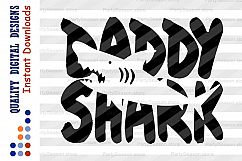Daddy shark Svg Family shark Dxf Png Silhouette Cameo Product Image 2