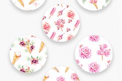 Watercolor Sweet Flowers Product Image 3