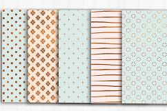 Rose Gold, Mint, Blush Digital Paper Product Image 2