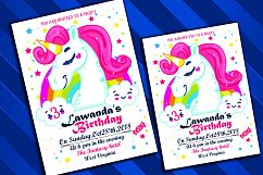 Magical Birthday Invitation Card Product Image 1