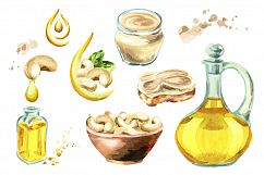 Cashews bundle. Watercolor Product Image 3