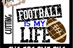 Football Is My Life - Football SVG Cutting File Product Image 2