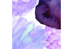 Purple Watercolor Clipart Product Image 2