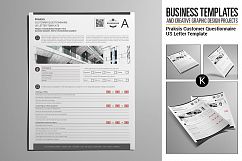 Praksis Customer Questionnaire US Letter Template Product Image 1