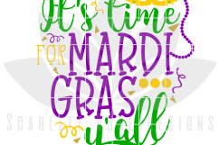 It&#039;s Time for Mardi Gras Y&#039;all SVG Product Image 2