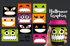 Halloween Party Name Tags Clipart Graphics Product Image 1
