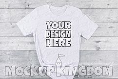 Unisex Crew Neck Shirt Mockup, Bella Canvas Mockup Product Image 1