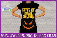 Halloween Pregnancy Eater of Children SVG Cricut Silhouette Product Image 2