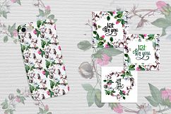 Cool cotton PNG watercolor set Product Image 6