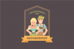 Oktoberfest beer festival characters Product Image 4