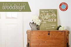 Instant photorealistic woodsign mockup Product Image 6