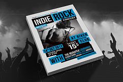 Indie Rock Music Concert Flyer Product Image 2