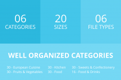 166 Food &amp; Drinks General Filled Low Poly Icons Product Image 3