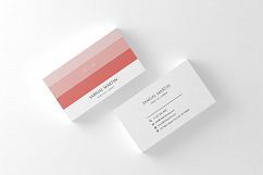 Beautiful Colours Modern Art Business Card Product Image 2