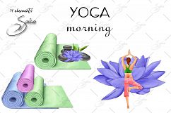 Yoga clip art Product Image 5