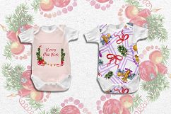 Christmas watercolor PNG set   Product Image 2