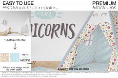 Kids Teepee, Pouf, Wall &amp; Frames Set Product Image 7