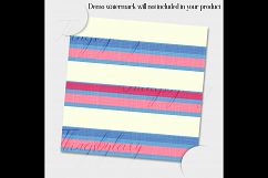 12 Daisy Flower Digital Paper in Pink and Blue Color Product Image 3