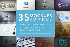 3D Logo Mock-up Bundle Product Image 1