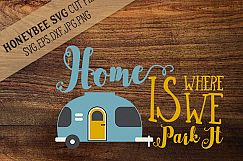 Home Is Where We Park It cut file Product Image 1