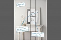 Frame mockup - clean bright interior oil lamp Product Image 1