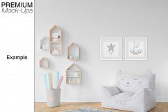Kids Room - Wall &amp; 90 Custom Frames Product Image 13