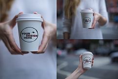 Set of 3 paper cup mockups Product Image 1