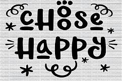 Choose Happy SVG Product Image 1