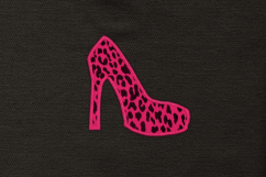 High Heel Pump Applique Embroidery Design Product Image 1