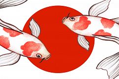 Japan Travel Watercolor cliparts Product Image 2