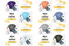 T-Shirt Mockup Bella Canvas 3001 Mega Bundle TShirt Flat Lay Product Image 16