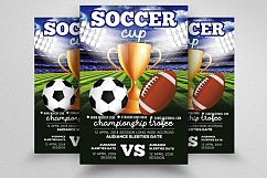 10 Soccer Match Flyers Bundle Product Image 9