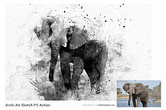 Ink Art Photoshop Action Product Image 18